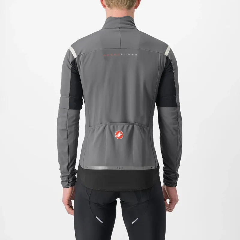 Castelli Perfetto RoS 2 Convertible Men's Jacket - Urban Grey/Silver 2 Castelli Perfetto RoS 2 Convertible Men's Jacket - Urban Grey/Silver - Image 2
