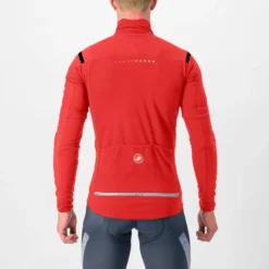 Castelli Perfetto RoS 2 Convertible Men's Jacket - Pompeian Red/Black -Cycle Fix cs225106421 2