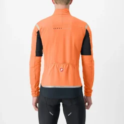 Castelli Perfetto RoS 2 Convertible Men's Jacket - Red Orange/Grey -Cycle Fix cs225108571 2