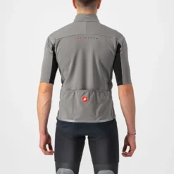 Castelli Gabba RoS 2 Men's Short Sleeve Jersey - Nickel Grey/Travertine Grey