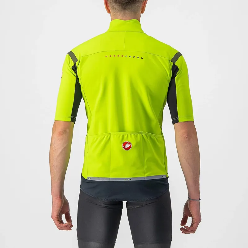 Castelli Gabba RoS 2 Men's Short Sleeve Jersey - Electric Lime/Grey 1 Castelli Gabba RoS 2 Men's Short Sleeve Jersey - Electric Lime/Grey