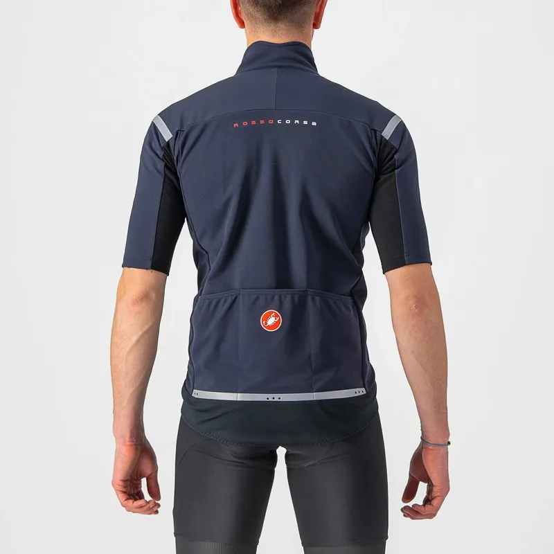 Castelli Gabba RoS 2 Men's Short Sleeve Jersey - Savile Blue/Silver Grey 4 Castelli Gabba RoS 2 Men's Short Sleeve Jersey - Savile Blue/Silver Grey - Image 4