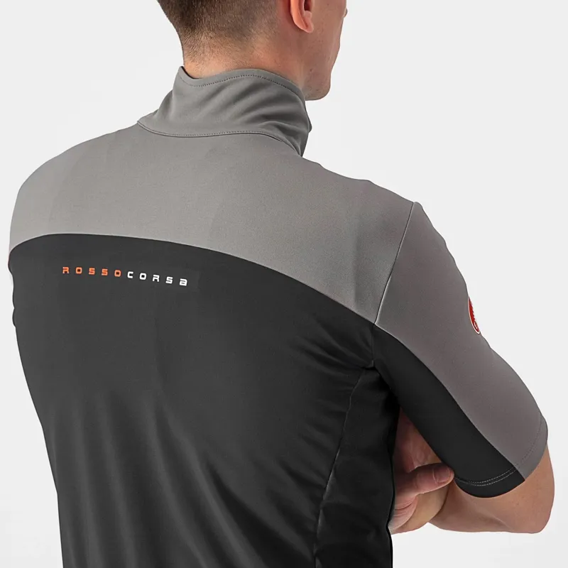 Castelli Perfetto RoS 2 Wind Men's Short Sleeve Jersey - Nickel Grey 5 Castelli Perfetto RoS 2 Wind Men's Short Sleeve Jersey - Nickel Grey - Image 5
