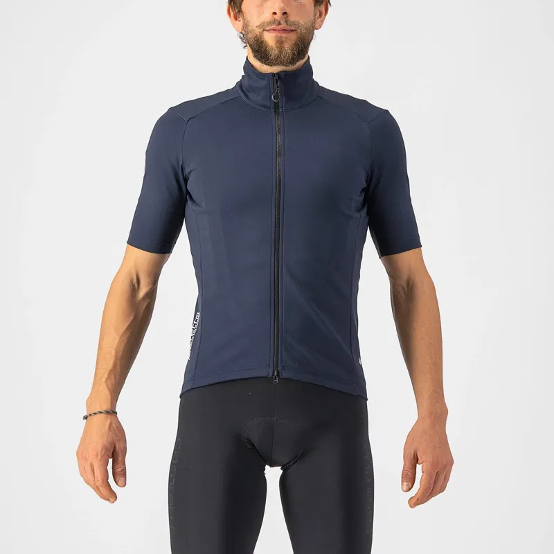 Castelli Perfetto RoS 2 Wind Men's Short Sleeve Jersey - Savile Blue 3 Castelli Perfetto RoS 2 Wind Men's Short Sleeve Jersey - Savile Blue - Image 3