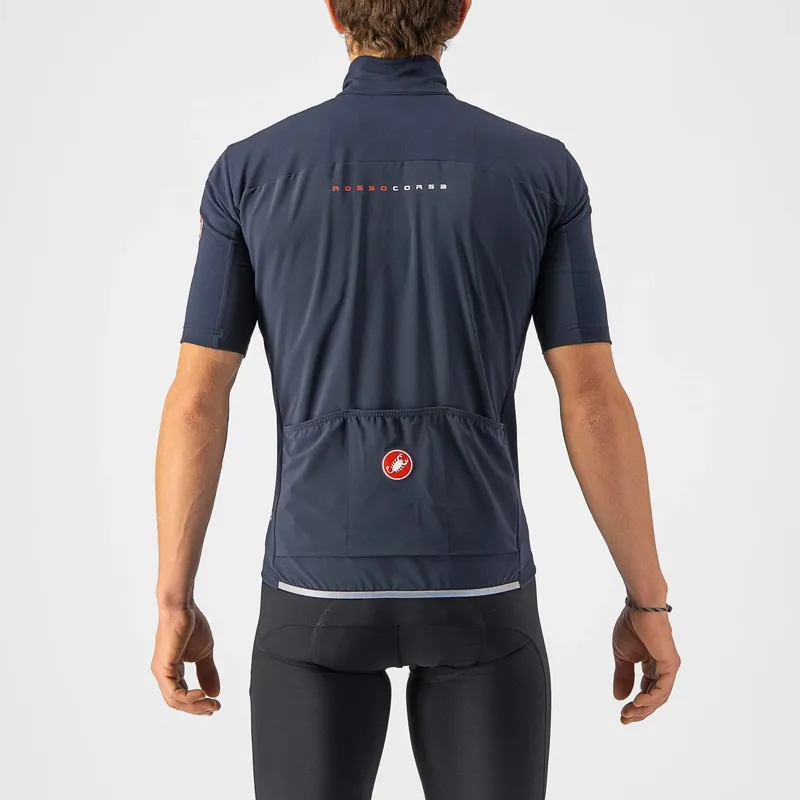 Castelli Perfetto RoS 2 Wind Men's Short Sleeve Jersey - Savile Blue 1 Castelli Perfetto RoS 2 Wind Men's Short Sleeve Jersey - Savile Blue