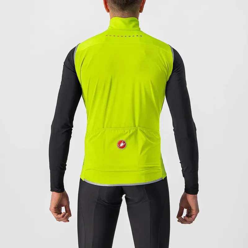 Castelli Perfetto RoS 2 Men's Vest - Electric Lime 2 Castelli Perfetto RoS 2 Men's Vest - Electric Lime - Image 2