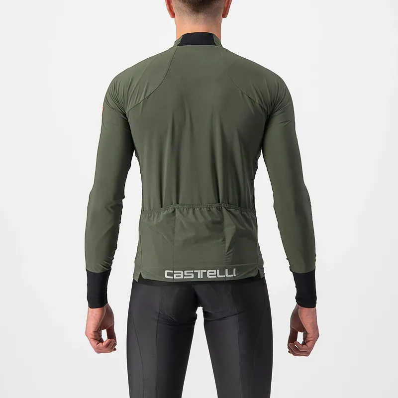 Castelli Flight Air Long Sleeve Men's Jersey - Military Green 4 Castelli Flight Air Long Sleeve Men's Jersey - Military Green - Image 4
