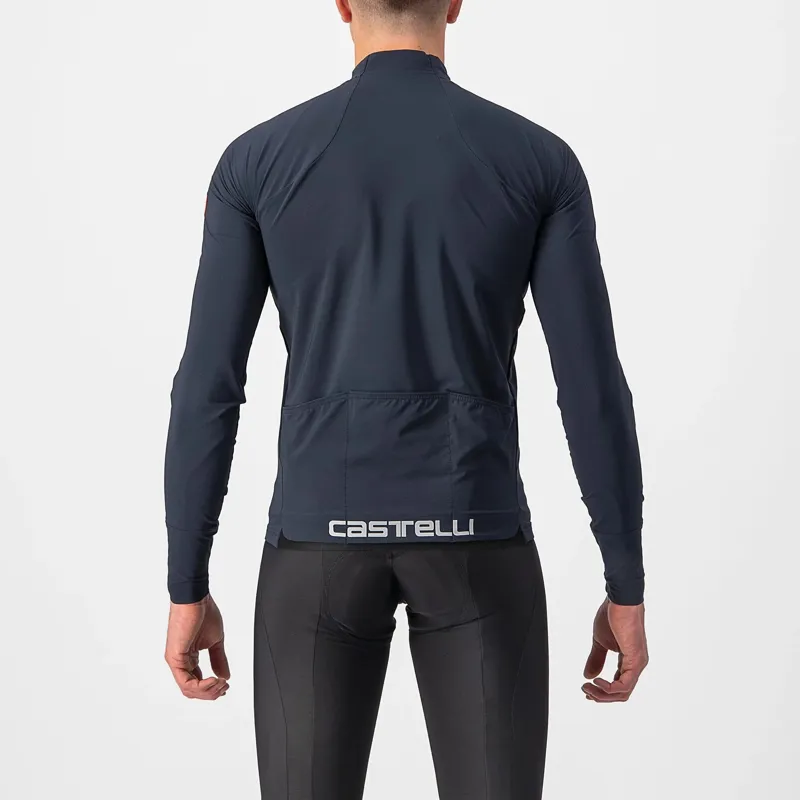 Castelli Flight Air Long Sleeve Men's Jersey - Savile Blue 3 Castelli Flight Air Long Sleeve Men's Jersey - Savile Blue - Image 3