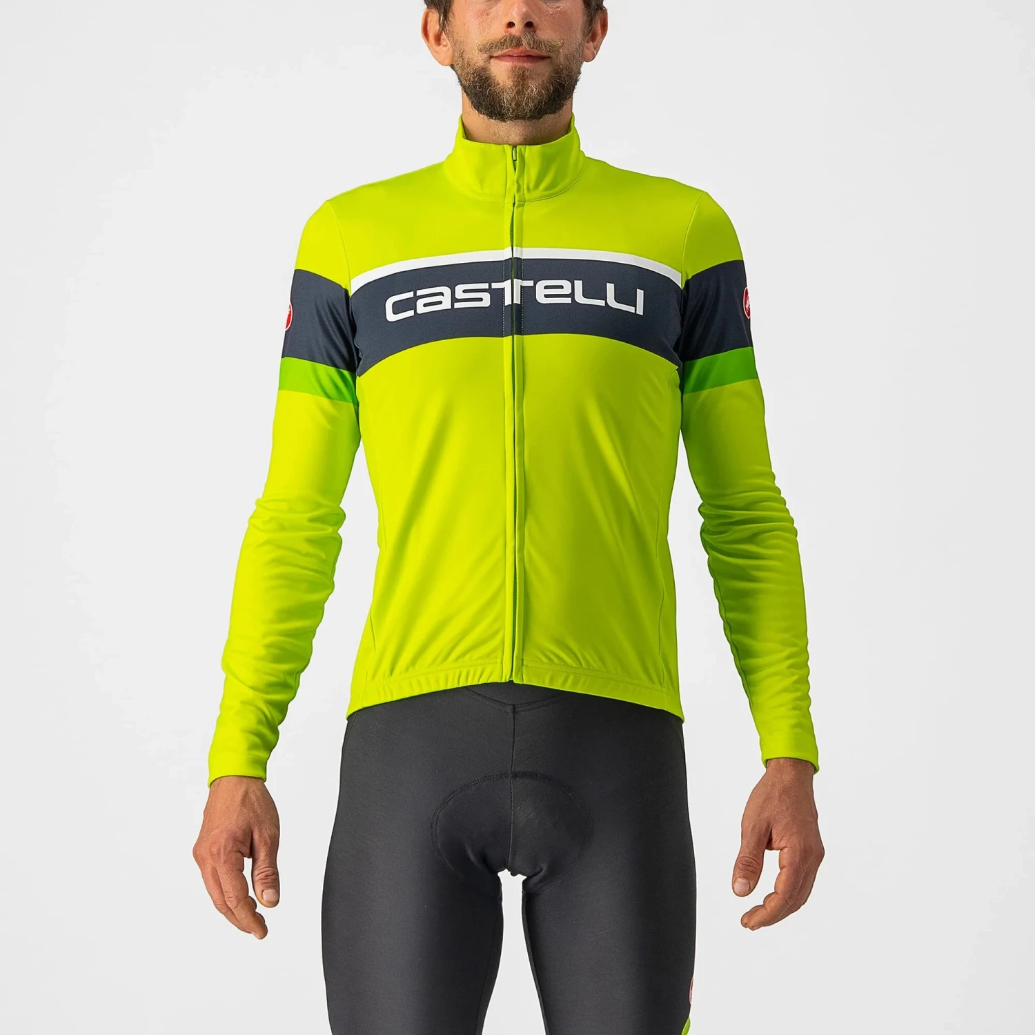 Castelli Passista Men's Long Sleeve Jersey - Light Black/Dark Grey 5 Castelli Passista Men's Long Sleeve Jersey - Light Black/Dark Grey - Image 5