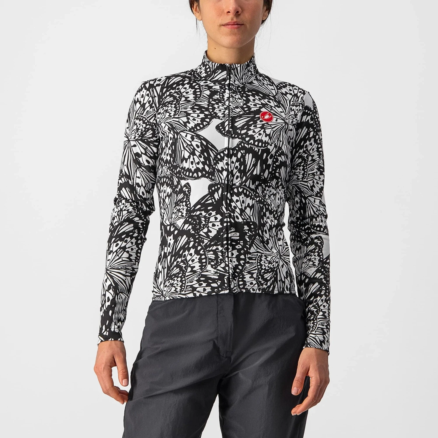 Castelli Unlimited Thermal Women's Long Sleeve Jersey - Dark Red 3 Castelli Unlimited Thermal Women's Long Sleeve Jersey - Dark Red - Image 3