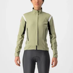 Castelli Perfetto RoS 2 Women's Jacket - Green Tea/Chalk