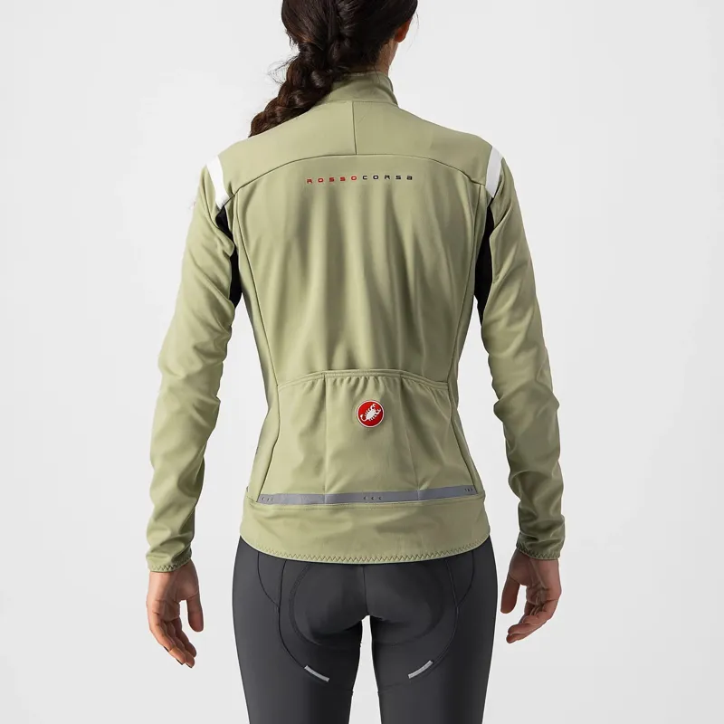 Castelli Perfetto RoS 2 Women's Jacket - Green Tea/Chalk 5 Castelli Perfetto RoS 2 Women's Jacket - Green Tea/Chalk - Image 5