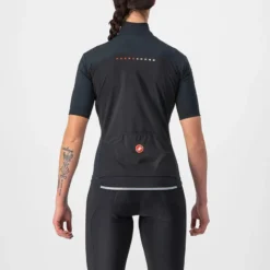 Castelli Perfetto RoS 2 Wind Women's Short Sleeve Jersey - Light Black