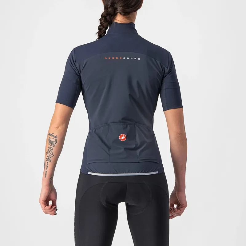 Castelli Perfetto RoS 2 Wind Women's Short Sleeve Jersey - Savile Blue 1 Castelli Perfetto RoS 2 Wind Women's Short Sleeve Jersey - Savile Blue