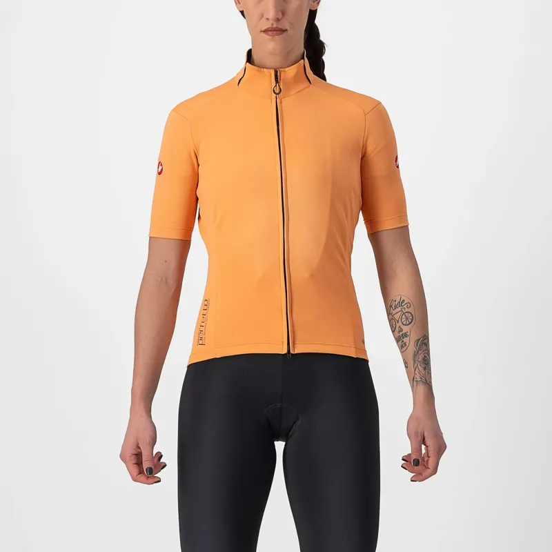 Castelli Perfetto RoS 2 Wind Women's Short Sleeve Jersey - Melon 3 Castelli Perfetto RoS 2 Wind Women's Short Sleeve Jersey - Melon - Image 3