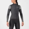 Castelli Autunno Women's Long Sleeve Jersey - Dark Grey/Chalk