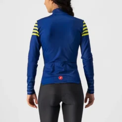 Castelli Autunno Women's Long Sleeve Jersey - Sodalite Blue/Brilliant Yellow -Cycle Fix cs225484311 2 2000x.progressive