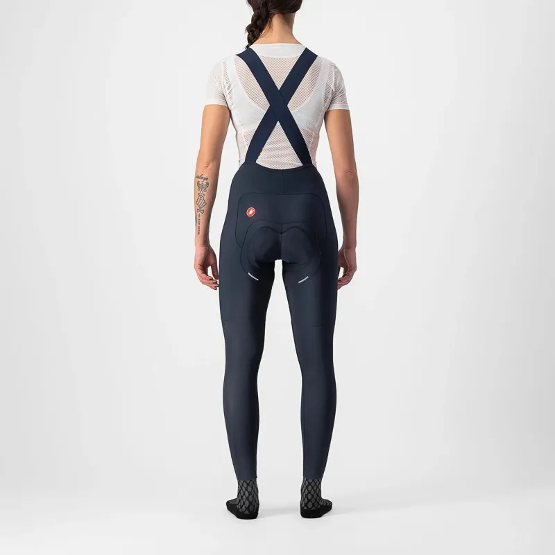 Castelli Free Aero RC Women's DT Bib Tights - Savile Blue 3 Castelli Free Aero RC Women's DT Bib Tights - Savile Blue - Image 3
