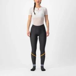 Castelli Velocissima Thermal Women's Tights - Black/Black Reflex