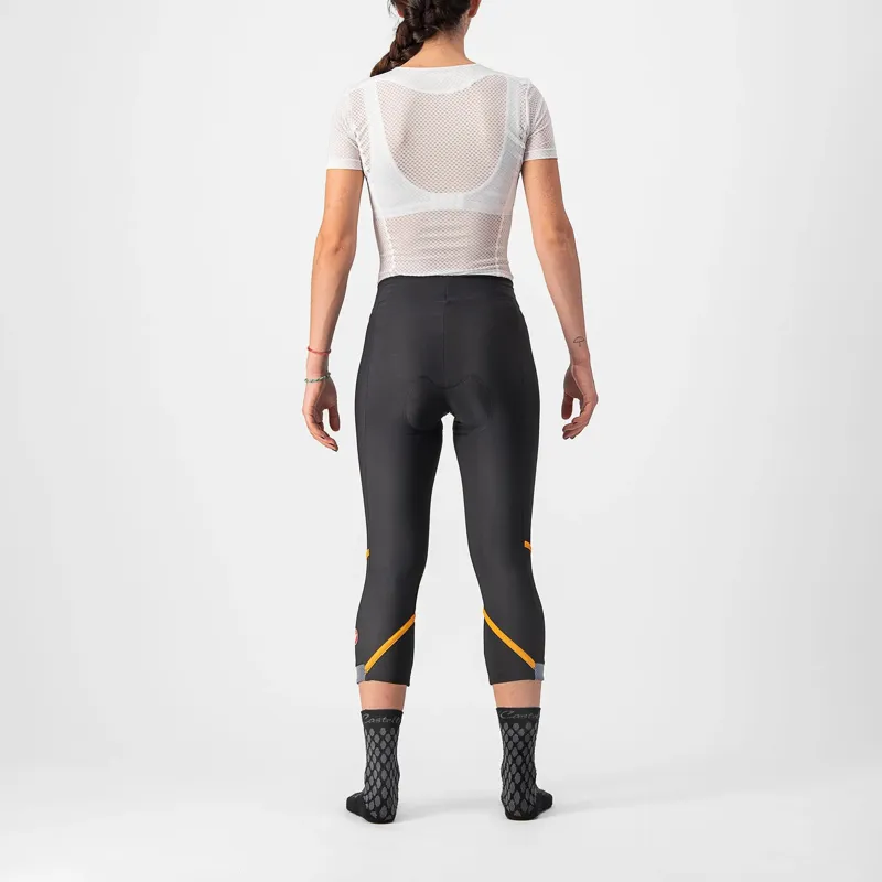 Castelli Velocissima Thermal Women's Knickers - Black/Melon 2 Castelli Velocissima Thermal Women's Knickers - Black/Melon - Image 2