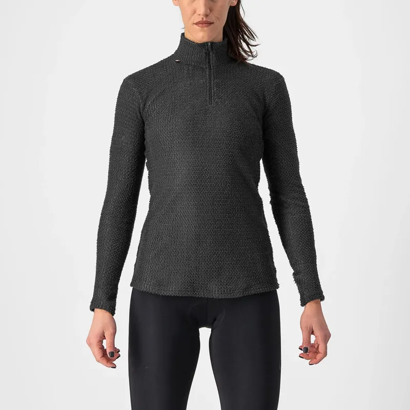 Castelli Cold Days Women's Long Sleeve 2nd Layer - Black 1 Castelli Cold Days Women's Long Sleeve 2nd Layer - Black