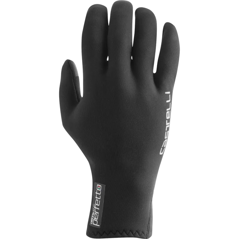 Castelli Perfetto Max Windproof Long Finger Gloves - Black 2 Castelli Perfetto Max Windproof Long Finger Gloves - Black - Image 2