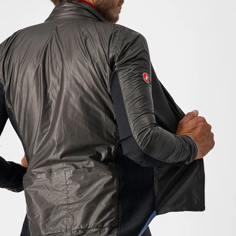 Castelli Slicker Pro Men's Windproof Jacket - Black 3 Castelli Slicker Pro Men's Windproof Jacket - Black - Image 3