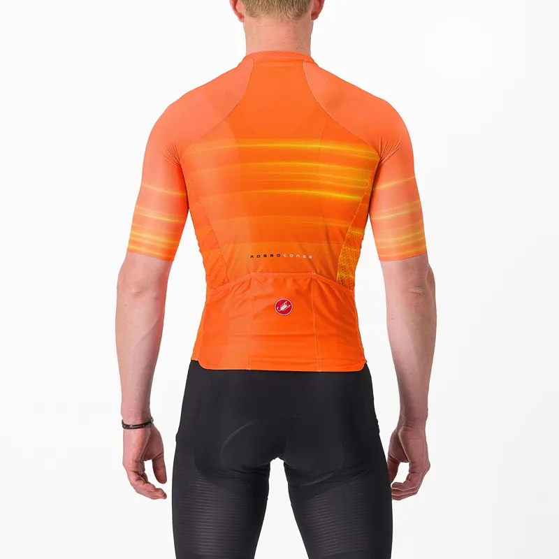 Castelli Climber's 3.0 SL 2 Men's Short Sleeve Jersey - Brilliant Orange 4 Castelli Climber's 3.0 SL 2 Men's Short Sleeve Jersey - Brilliant Orange - Image 4