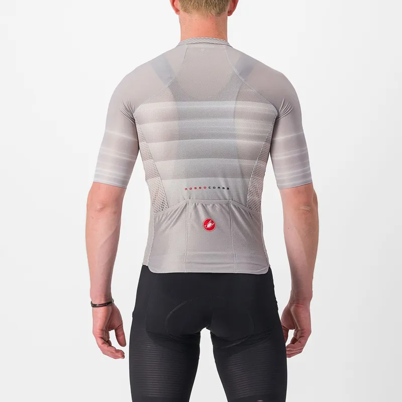 Castelli Climber's 3.0 SL 2 Men's Short Sleeve Jersey - Silver Grey 2 Castelli Climber's 3.0 SL 2 Men's Short Sleeve Jersey - Silver Grey - Image 2