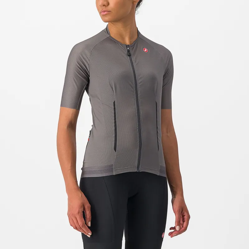 Castelli Endurance Women's Short Sleeve Jersey - Gunal Grey 2 Castelli Endurance Women's Short Sleeve Jersey - Gunal Grey - Image 2
