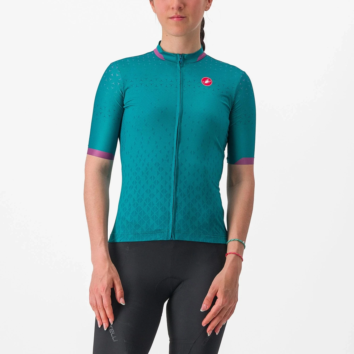 Castelli Pezzi Women's Short Sleeve Jersey - Persian Red 5 Castelli Pezzi Women's Short Sleeve Jersey - Persian Red - Image 5
