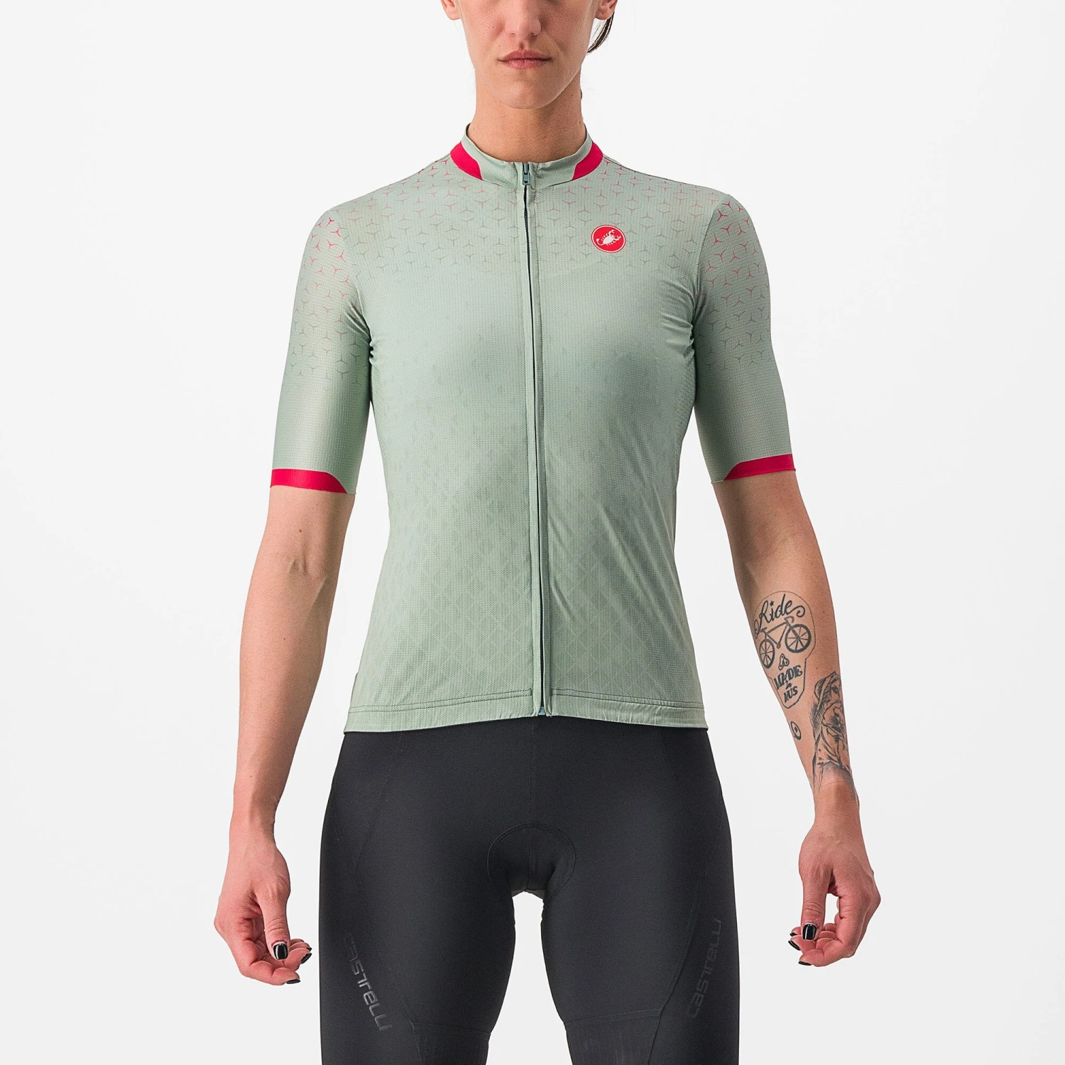 Castelli Pezzi Women's Short Sleeve Jersey - Dark Grey 4 Castelli Pezzi Women's Short Sleeve Jersey - Dark Grey - Image 4