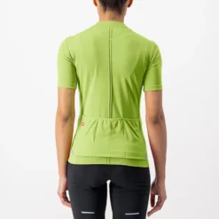 Castelli Anima 4 Women's Short Sleeve Jersey - Bright Lime -Cycle Fix cs230422441 2 2000x.progressive