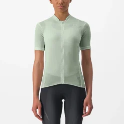 Castelli Anima 4 Women's Short Sleeve Jersey - Defender Green