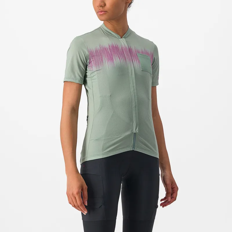 Castelli Unlimited Sentiero 2 Women's Short Sleeve Jersey - Defender Green 1 Castelli Unlimited Sentiero 2 Women's Short Sleeve Jersey - Defender Green