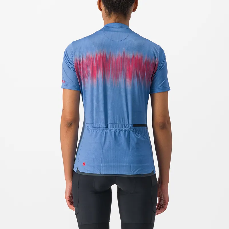 Castelli Unlimited Sentiero 2 Women's Short Sleeve Jersey - Mediterranean Blue 1 Castelli Unlimited Sentiero 2 Women's Short Sleeve Jersey - Mediterranean Blue