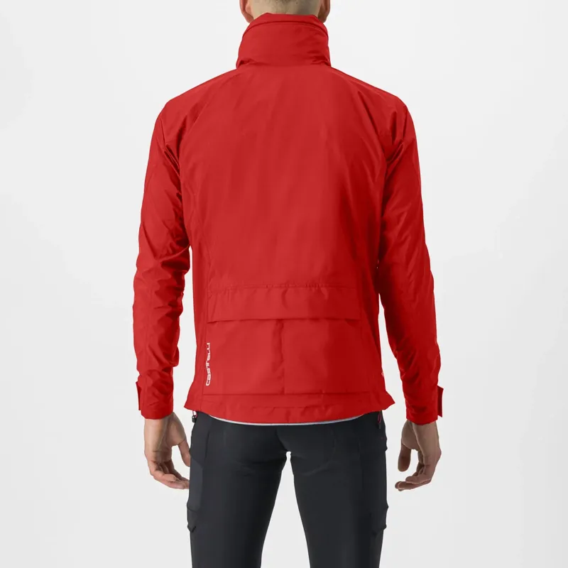 Castelli Trail GT Men's Waterproof Jacket - Pompeian Red 3 Castelli Trail GT Men's Waterproof Jacket - Pompeian Red - Image 3