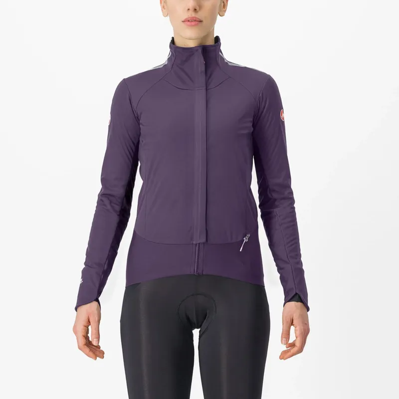 Castelli Alpha Doppio RoS Women's Waterproof Jacket - Night Shade/Orchid 4 Castelli Alpha Doppio RoS Women's Waterproof Jacket - Night Shade/Orchid - Image 4