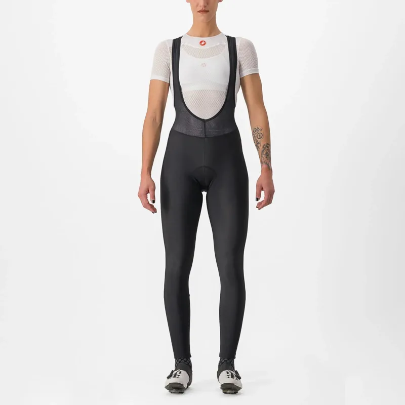 Castelli Entrata Women's Bib Tights - Black 1 Castelli Entrata Women's Bib Tights - Black