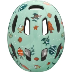 Lazer PNut KinetiCore Kids Helmet - 46-50cm - Sealife -Cycle Fix cz246003c
