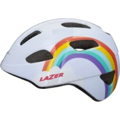 Lazer PNut KinetiCore Kids Helmet - 46-50cm - Rainbow -Cycle Fix cz246004b