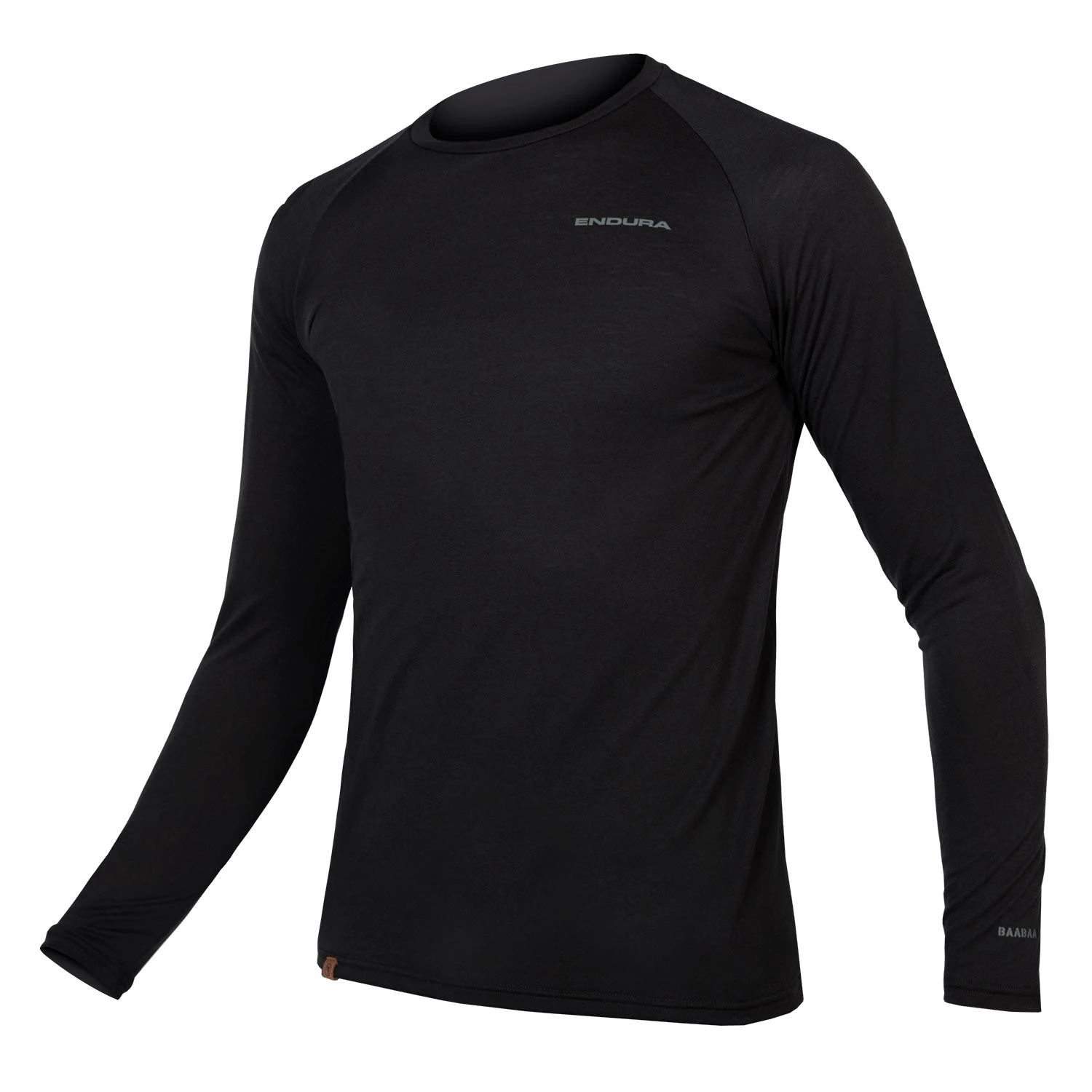 Endura BaaBaa Blend Men's Long Sleeve Baselayer - Rust Red 2 Endura BaaBaa Blend Men's Long Sleeve Baselayer - Rust Red - Image 2