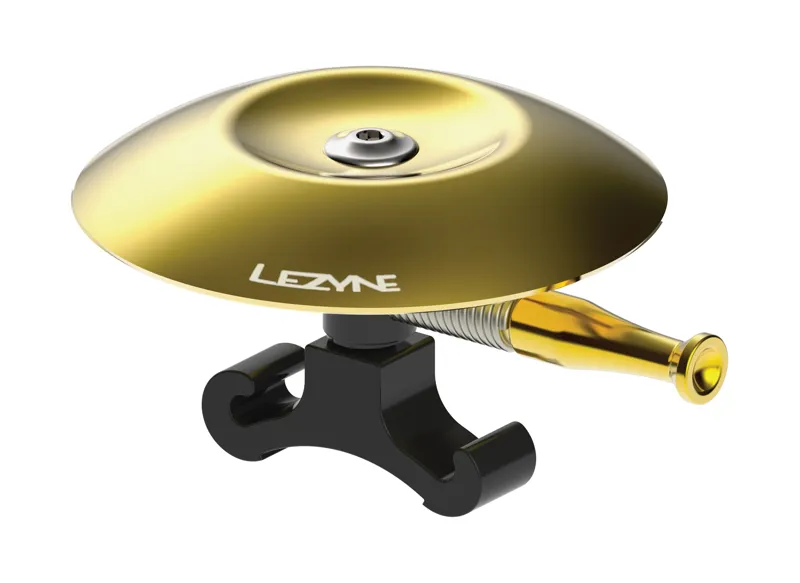 Lezyne Classic Shallow Brass Bell - Black/Brass 1 Lezyne Classic Shallow Brass Bell - Black/Brass