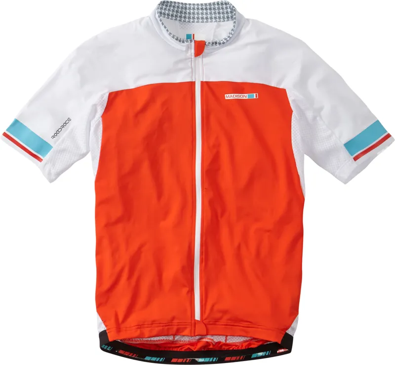 Madison RoadRace Premio Short Sleeve Jersey - Chilli Red/White 1 Madison RoadRace Premio Short Sleeve Jersey - Chilli Red/White
