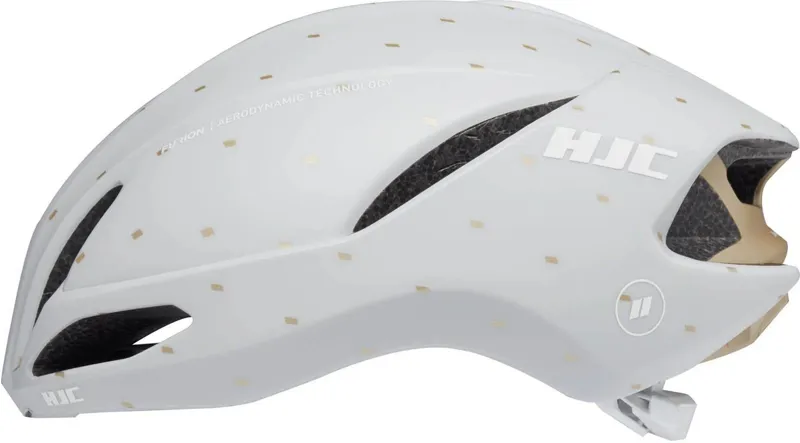 HJC Furion 2.0 Road Helmet - Off White/Gold 7 HJC Furion 2.0 Road Helmet - Off White/Gold - Image 7
