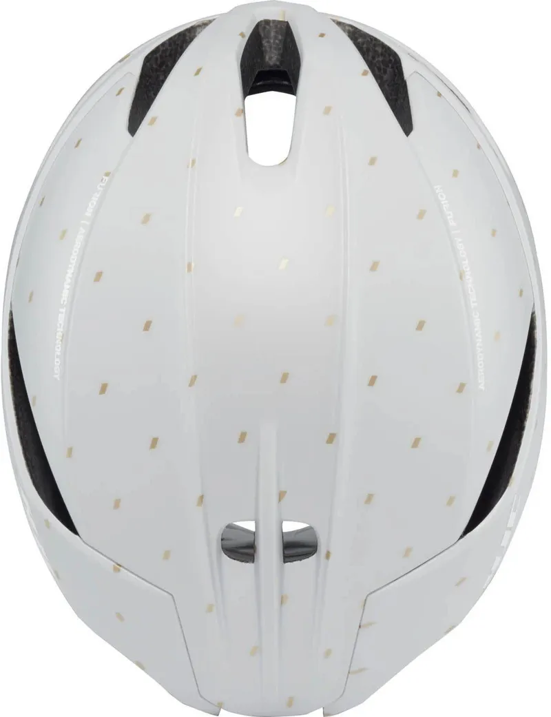 HJC Furion 2.0 Road Helmet - Off White/Gold 4 HJC Furion 2.0 Road Helmet - Off White/Gold - Image 4