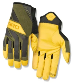 Giro Trail Builder Long Finger MTB Gloves - Olive Buckskin