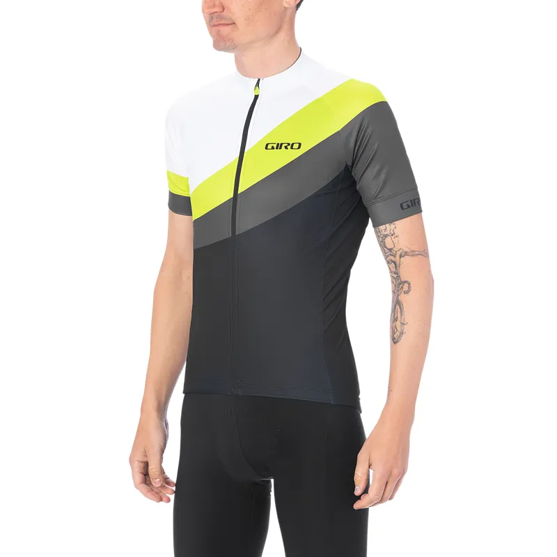 Giro Chrono Sport Short Sleeve Jersey - Citron Green Render 6 Giro Chrono Sport Short Sleeve Jersey - Citron Green Render - Image 6