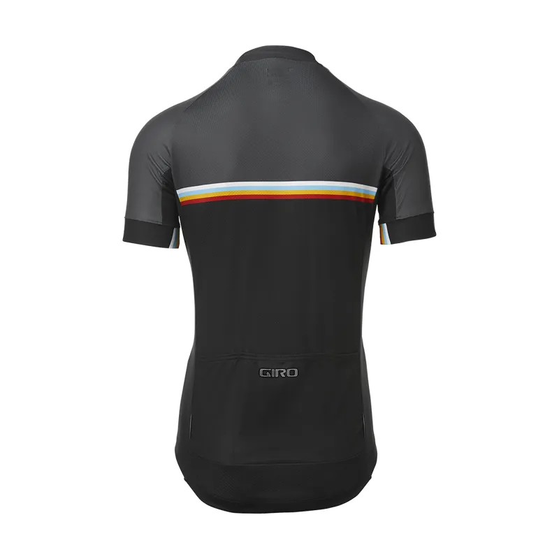 Giro Chrono Sport Short Sleeve Jersey - Black/Classic Stripe 5 Giro Chrono Sport Short Sleeve Jersey - Black/Classic Stripe - Image 5