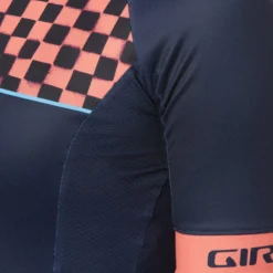 Giro Womens Chrono Sport Short Sleeve Jersey - Blue Checks 9 Giro Womens Chrono Sport Short Sleeve Jersey - Blue Checks -Cycle Fix gi25wspomidbluchecks 2